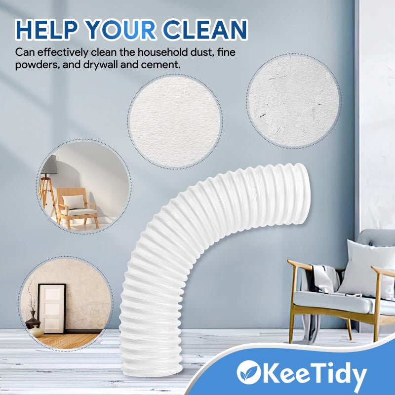 KeeTidy Rotator Vacuum Hose Replacement Parts Compatible with Shark Rotator Vacuum Cleaner NV752, NV341, NV470, NV472, NV500, NV500CO, NV500GD, NV501, NV552, UV560, 1-1/2" Lower Dust Hose (2 Pack) - Image 5